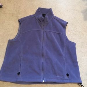 Purple L.L. Bean Fleece Vest